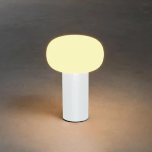 Konstsmide Lampe table LED Antibes IP54 batterie RGBW blanche^ Lampes Décoratives