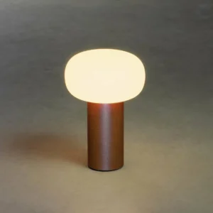 Konstsmide Lampe table LED Antibes IP54 batterie RGBW rouille^ Lampes Décoratives