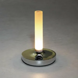 Konstsmide Lampe table LED Biarritz IP54 batterie CCT argenté^ Lampes Décoratives