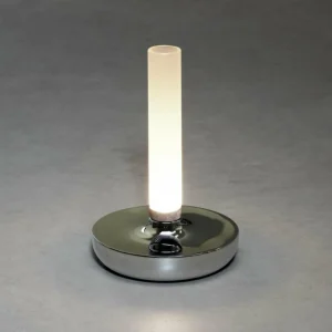 Konstsmide Lampe table LED Biarritz IP54 batterie CCT argenté^ Lampes Décoratives