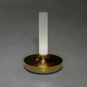 Konstsmide Lampe table LED Biarritz IP54 batterie CCT doré^ Lampes Décoratives