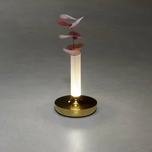 Konstsmide Lampe table LED Biarritz IP54 batterie CCT doré^ Lampes Décoratives