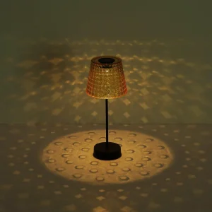 Globo Lampe table solaire 36634-2A lot de 2 noire/ambre^ Lampes Décoratives