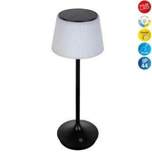 Näve Lampe table solaire LED Emmi CCT recharge, noire^ Lampes Décoratives