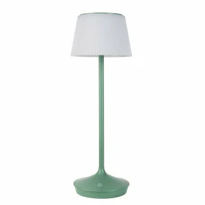 Näve Lampe table solaire LED Emmi CCT recharge, verte^ Lampes Décoratives