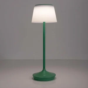 Näve Lampe table solaire LED Emmi CCT recharge, verte^ Lampes Décoratives