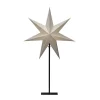 Konstsmide Christmas Lampe Étoile en papier, 7 branches, blanche, 80 cm^ Lumière De Noël