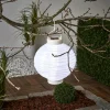 STAR TRADING Lampion solaire LED Jerrit 20 cm, blanc^ Lampes Décoratives