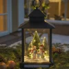 Konstsmide Christmas Lanterne déco LED Bonshommes neige noir IP44 42 cm^ Lumière De Noël