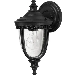 FEISS Lanterne English Bridle IP44 Ø 16,5 cm noire^ Appliques Murales Extérieures