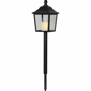 STAR TRADING Lanterne funéraire LED Flame Lantern hauteur 52 cm^ Lampes Décoratives