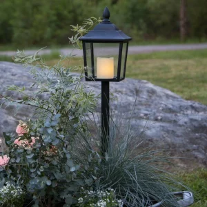 STAR TRADING Lanterne funéraire LED Flame Lantern hauteur 52 cm^ Lampes Décoratives