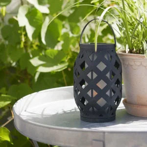 STAR TRADING Lanterne LED Flame Lantern, noire, hauteur 23 cm^ Lampes Décoratives