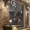 KICHLER Lanterne murale abat-jour cage Royal Marine 46,2cm^ Appliques Murales Extérieures