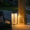 Les Jardins Lanterne solaire à LED Tradition, anthracite, hauteur 65 cm^ Lampes Décoratives