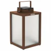 Les Jardins Lanterne solaire à LED Tradition, corten, hauteur 40 cm^ Lampes Décoratives