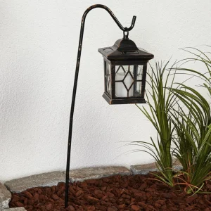 Lindby Lanterne solaire LED décorative Beata en set^ Lampes Décoratives