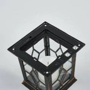 Lindby Lanterne solaire LED décorative Beata en set^ Lampes Décoratives