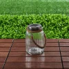 Lindby Lanterne solaire LED Farid en verre^ Lampes Décoratives