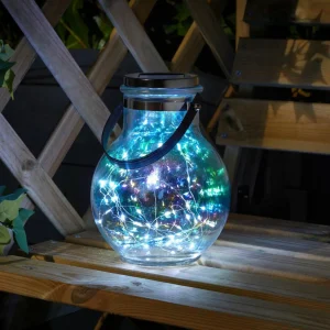 SMART GARDEN Lanterne solaire LED Firefly Opal en lot de 2^ Lampes Décoratives