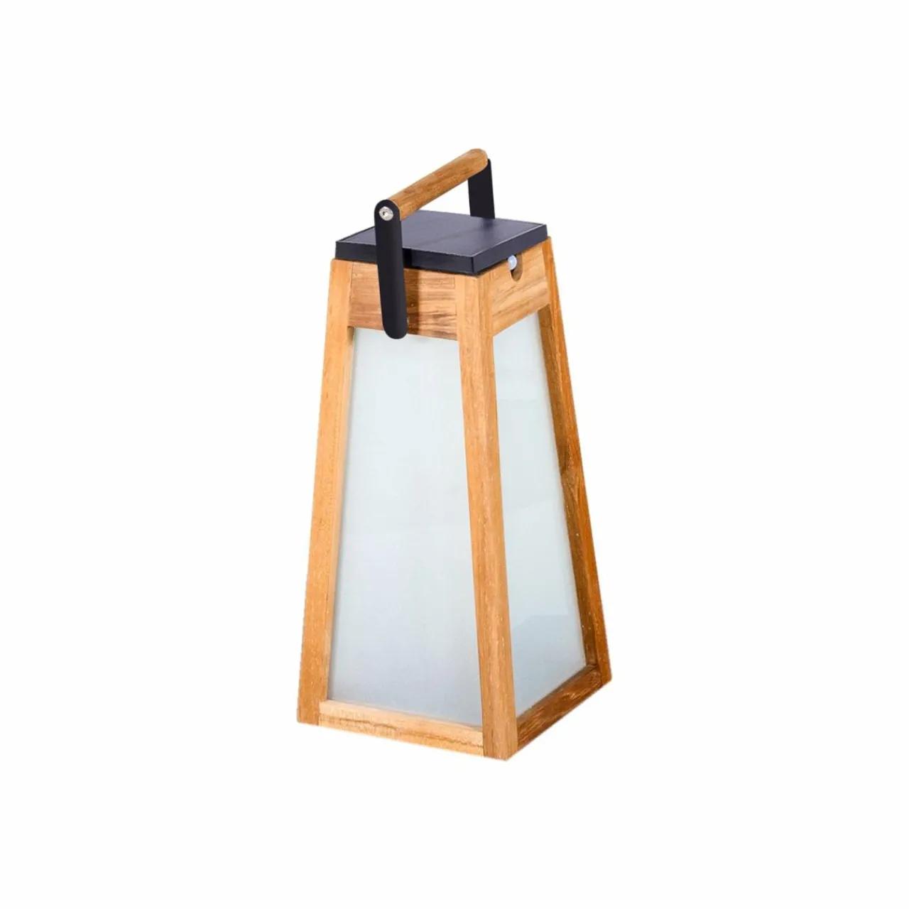 lanterne_solaire_led_tecka_teck_naturel__cm_1.webp Les Jardins Lanterne solaire LED Tecka, teck naturel, 39 cm^ Lampes Décoratives