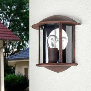 Lindby LED Applique d'extérieur Maelis aspect rouillé^ Appliques Murales Extérieures