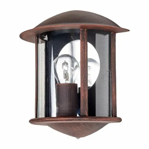 Lindby LED Applique d'extérieur Maelis aspect rouillé^ Appliques Murales Extérieures