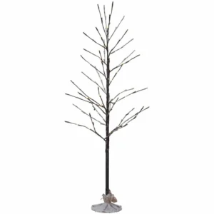 STAR TRADING LED arbre décoratif Tobby Tree IP44 marron hauteur 120cm^ Lumière De Noël