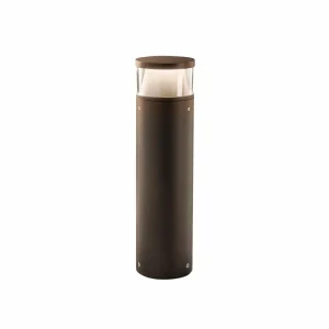 LEDS-C4 luminaire pour socle LED Dan, brun, aluminium, plastique^ Potelets Extérieurs