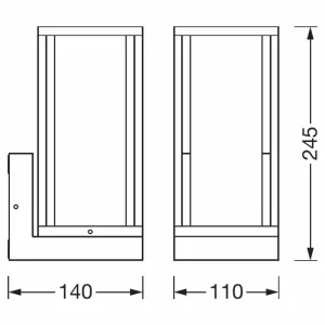 LEDVANCE Endura Classic Frame applique d'extérieur^ Appliques Murales Extérieures