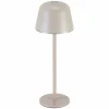 LEDVANCE Lampe à poser LED rechargeable Style Stan, aluminium, CCT, beige^ Lampes Décoratives