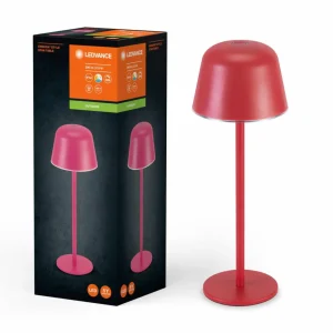 LEDVANCE Lampe à poser LED rechargeable Style Stan, aluminium, CCT, magenta^ Lampes Décoratives