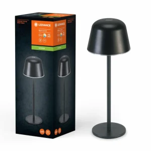 LEDVANCE Lampe à poser LED rechargeable Style Stan, CCT, gris foncé^ Lampes Décoratives
