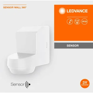 LEDVANCE Sensor Wall 360DEG IP55, blanc^ Détecteurs De Mouvement