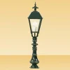 K.S. Verlichting Leipzig - borne lumineuse classique, vert^ Bornes Éclairage Extérieur