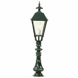 K.S. Verlichting Leipzig - borne lumineuse classique, vert^ Bornes Éclairage Extérieur