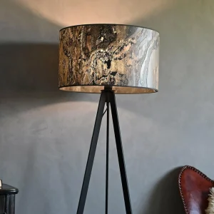 LeuchtNatur Atticus lampadaire ardoise noire^ Luminaires Durables