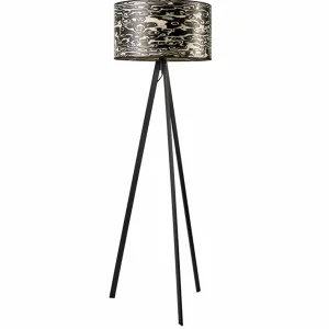 LeuchtNatur Atticus lampadaire Nero noir^ Luminaires Durables