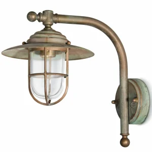 Moretti Luce Élégante applique Bruno au design antique^ Appliques Murales Extérieures