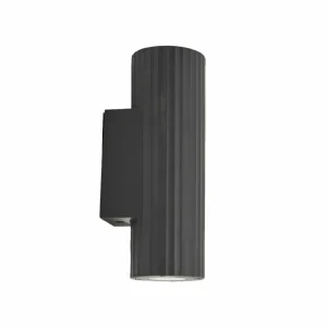 Lindby applique d'extérieur Christa, gris, béton, 25cm,Rifellung^ Luminaires De Terrasse