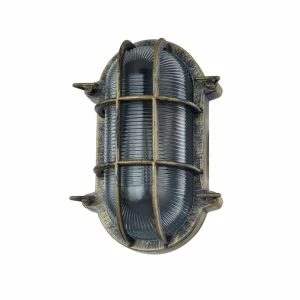 Lindby applique d'extérieur Daaje, doré, 16 cm, aluminium^ Appliques Murales Extérieures