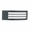 Lindby applique d'extérieur Vimal, E27, 32 cm, noir, aluminium^ Appliques Murales Extérieures