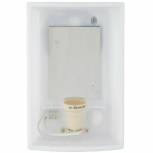 Lindby applique d'extérieur Vimal, E27, 26 cm, noir, aluminium^ Appliques Murales Extérieures