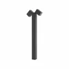 Lindby borne lumineuse Othil, à 2 lampes, 80 cm, gris, aluminium^ Bornes Éclairage Extérieur