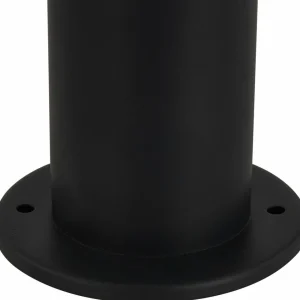 Lindby Borne lumineuse Statius, noir/noir, fer, 100 cm^ Bornes Éclairage Extérieur