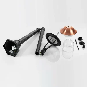 Lindby Clint lampadaire d'extérieur^ Lampadaires D'Extérieur