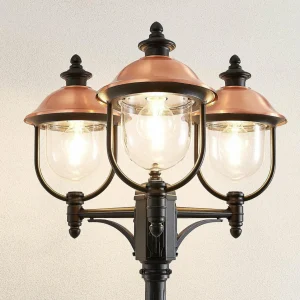 Lindby Clint lampadaire d'extérieur, à 3 lampes^ Bornes Éclairage Extérieur