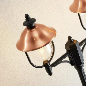 Lindby Clint lampadaire d'extérieur, à 2 lampes^ Lampadaires D'Extérieur