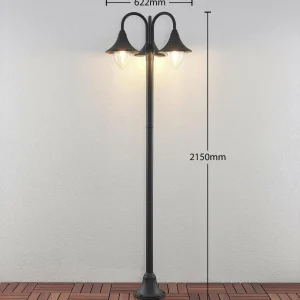 Lindby Edric lampadaire d'extérieur^ Lampadaires D'Extérieur