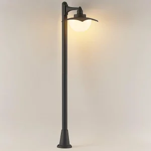 Lindby Elinda borne lumineuse à une lampe^ Bornes Éclairage Extérieur